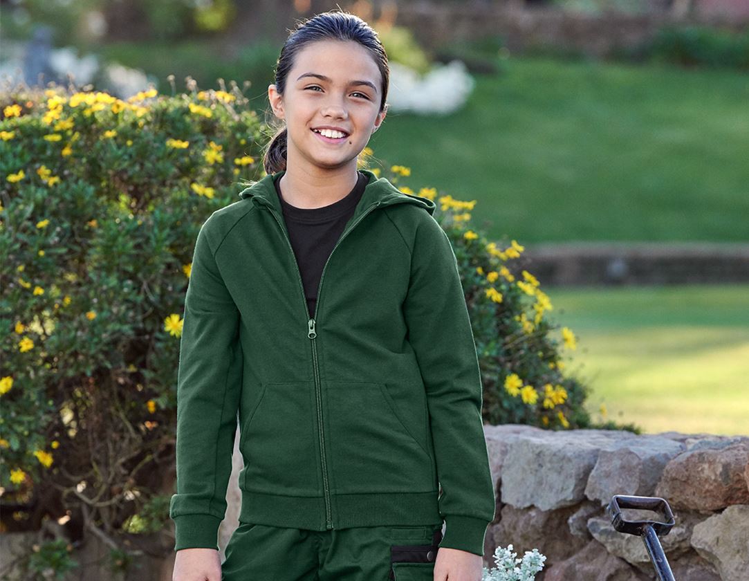 e.s. Hoody-Sweatjacke cotton stretch, Kinder