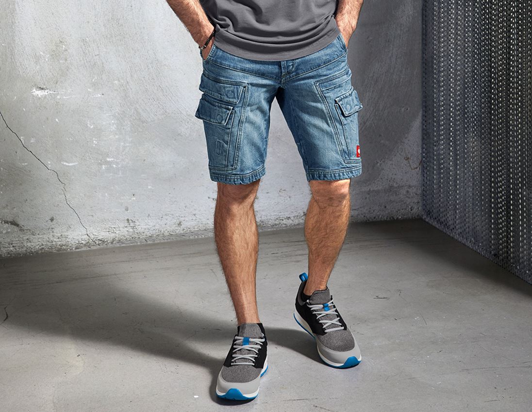 e.s. Cargo Worker-Jeans-Short POWERdenim