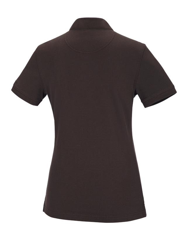 e.s. Polo-Shirt cotton Mandarin, Damen