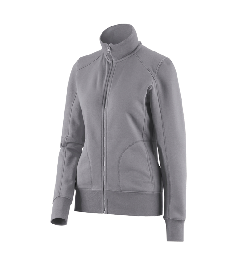 e.s. Sweatjacke poly cotton, Damen