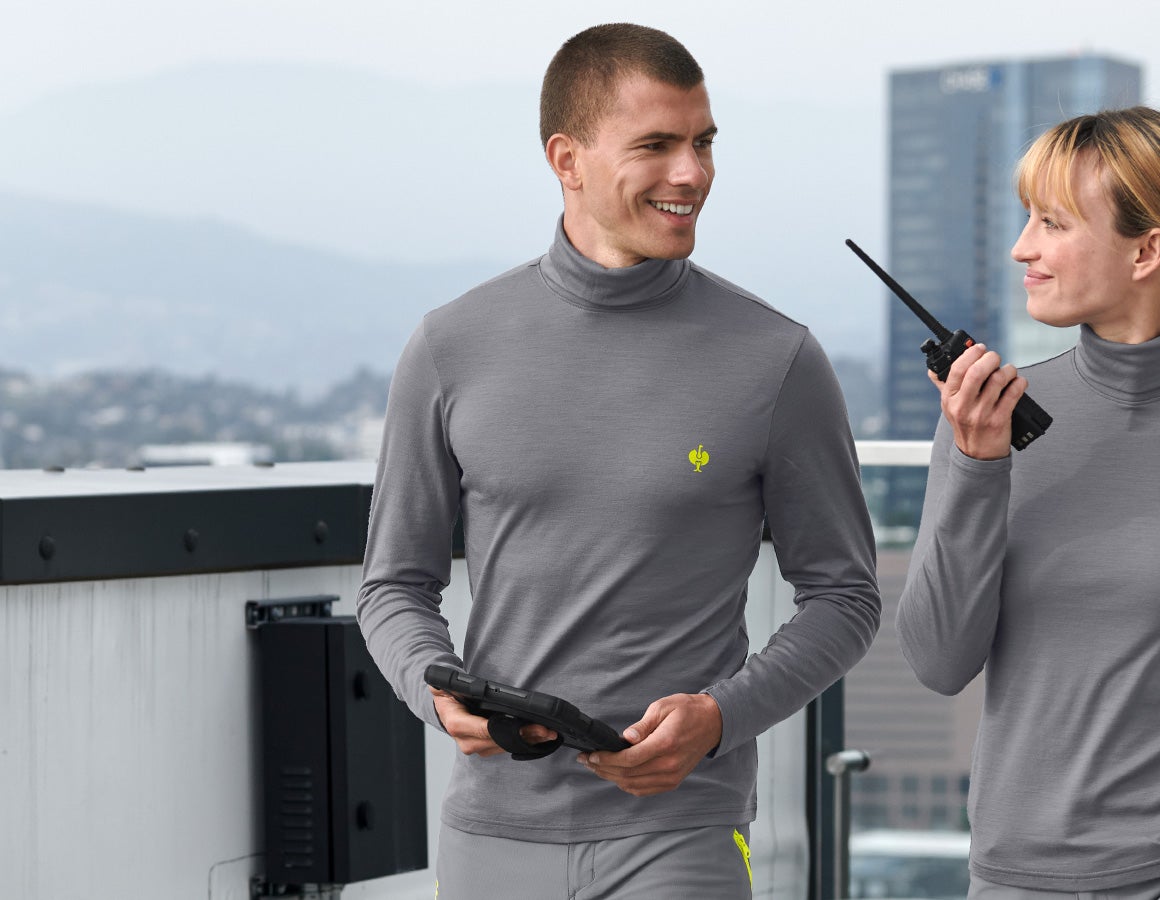 Rollkragenshirt Merino e.s.trail