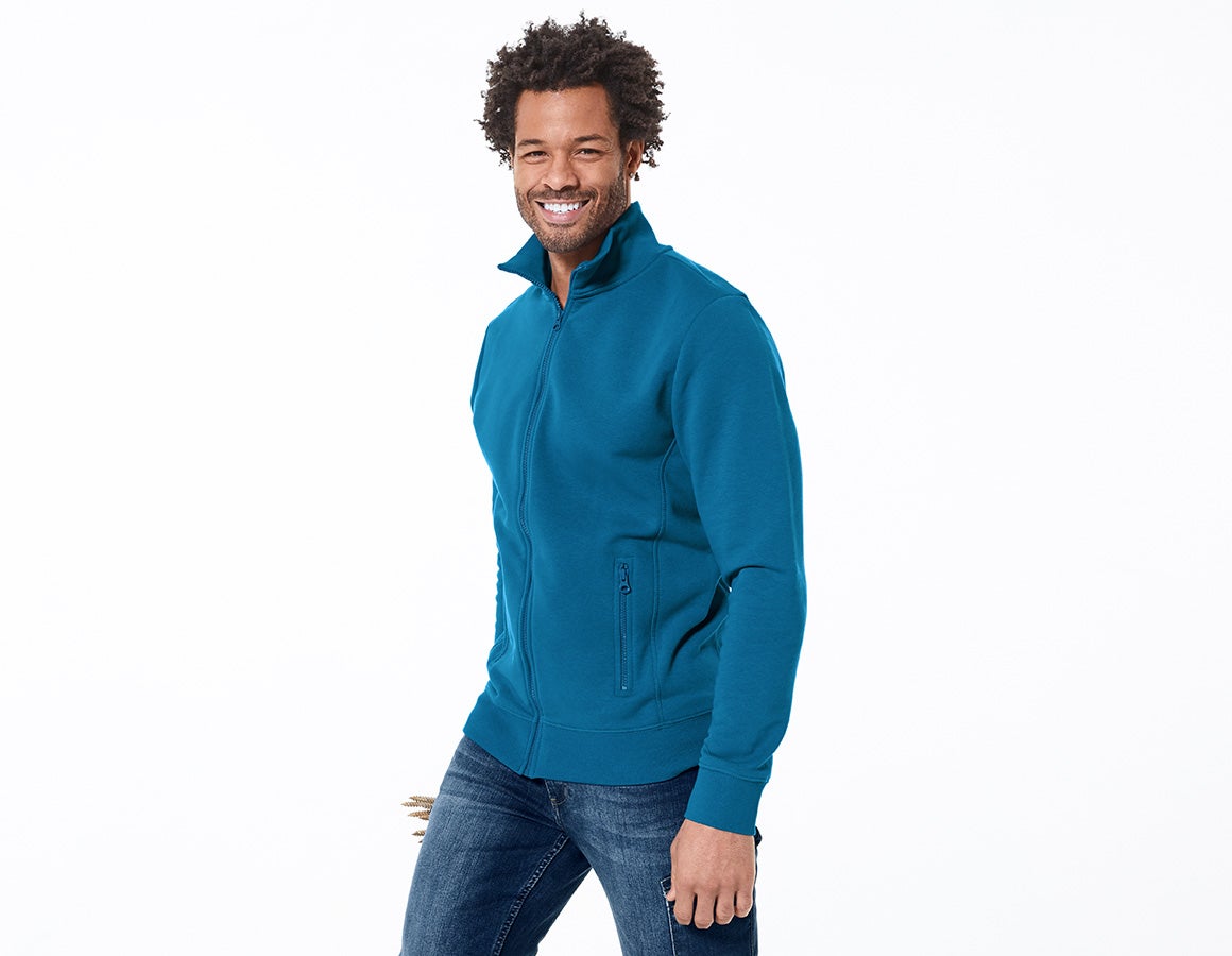 e.s. Sweatjacke poly cotton