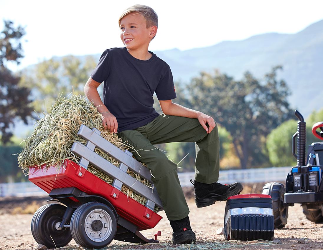 Funktions Cargohose e.s.dynashield solid,Kinder