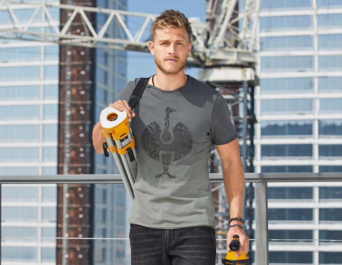 e.s. T-Shirt workwear ostrich