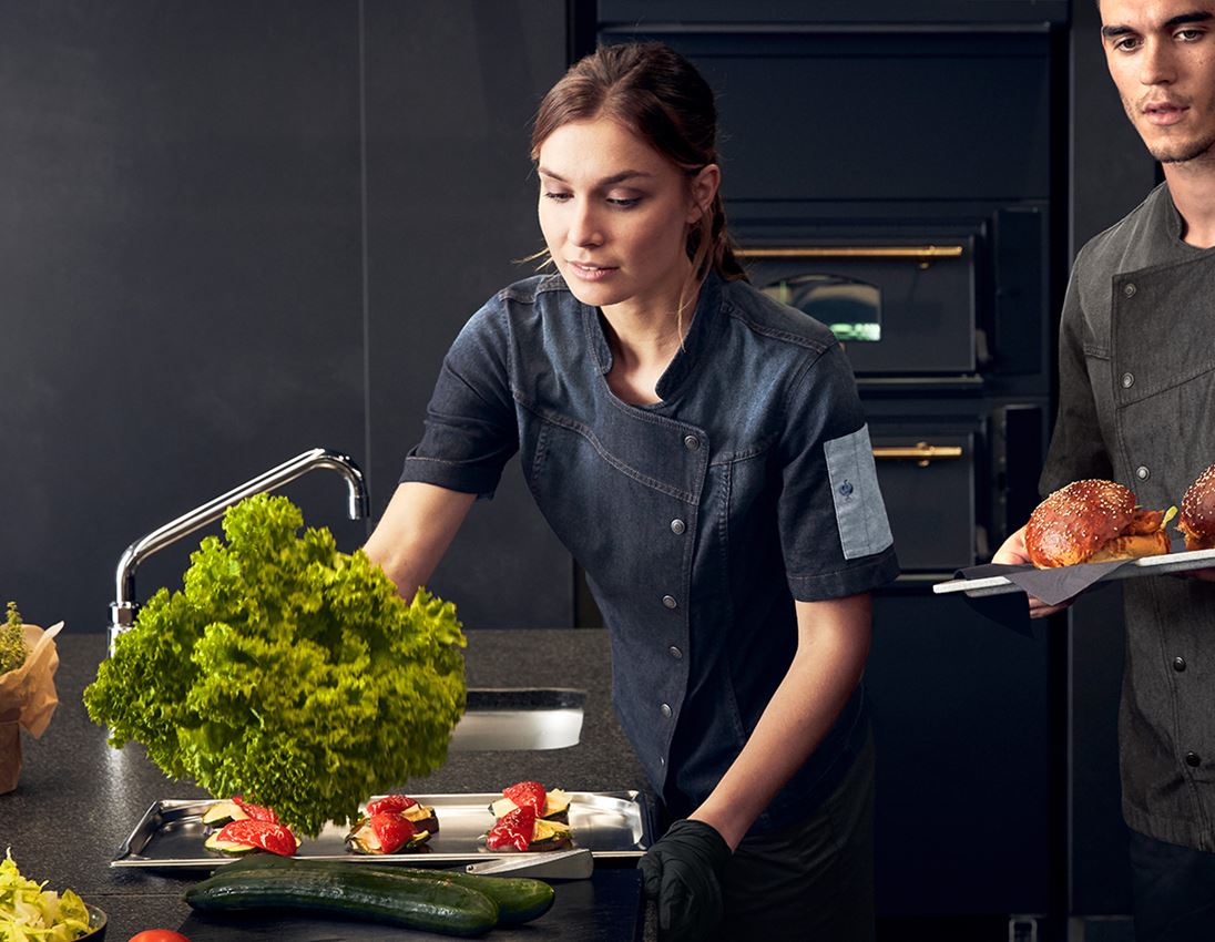 e.s. Kochjacke denim, Damen