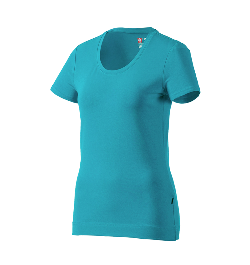 e.s. T-Shirt cotton stretch, Damen