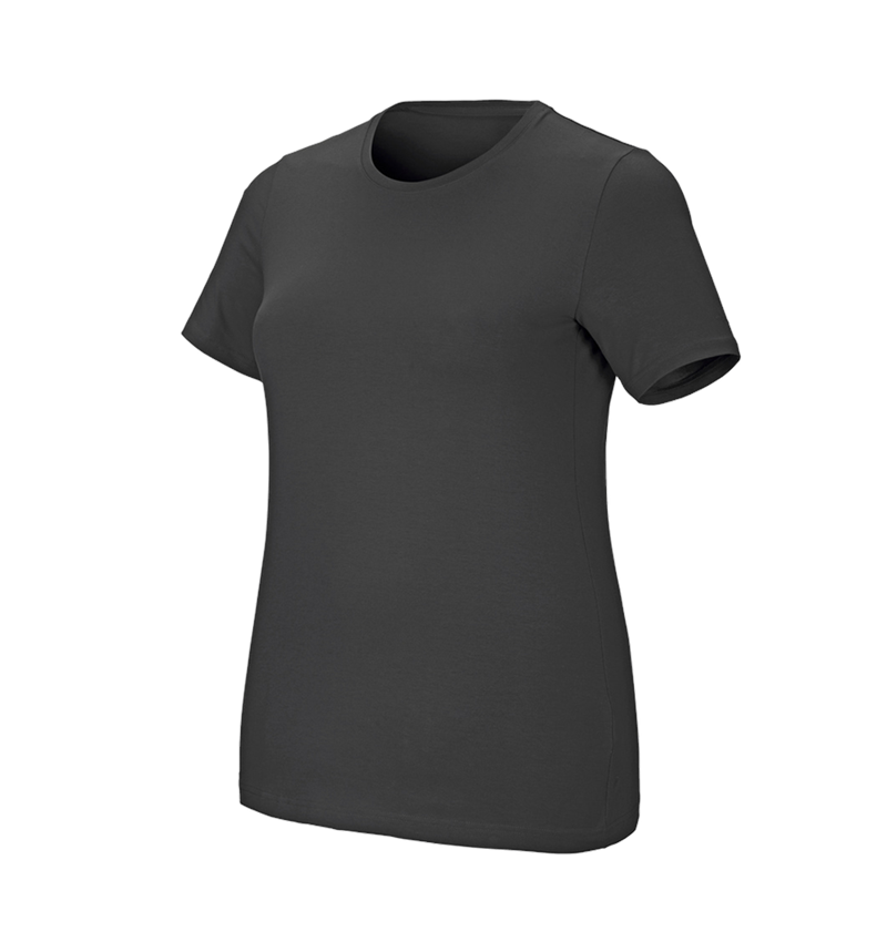 e.s. T-Shirt cotton stretch, Damen, plus fit