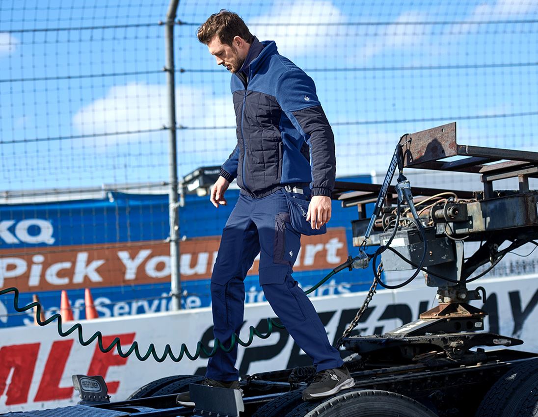 Hybrid Fleecejacke e.s.concrete