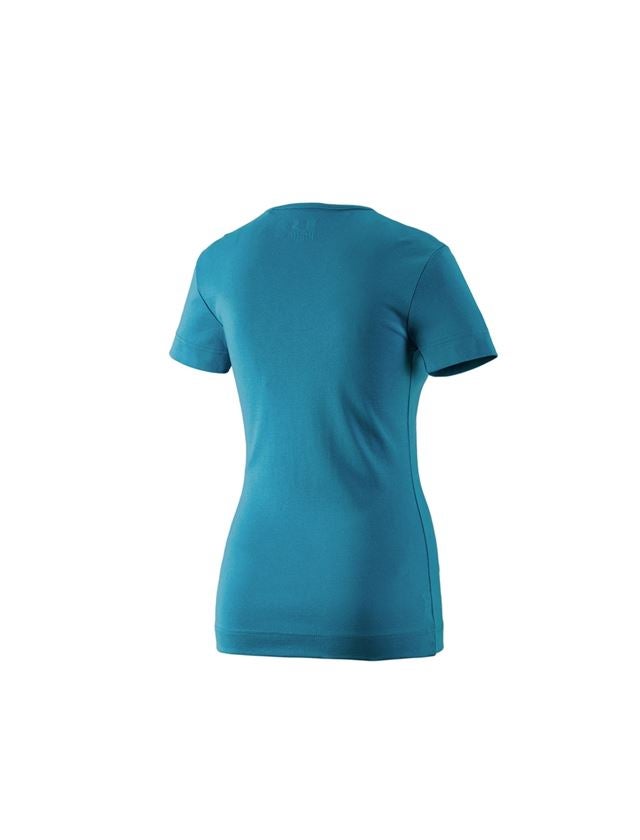 e.s. T-Shirt cotton V-Neck, Damen