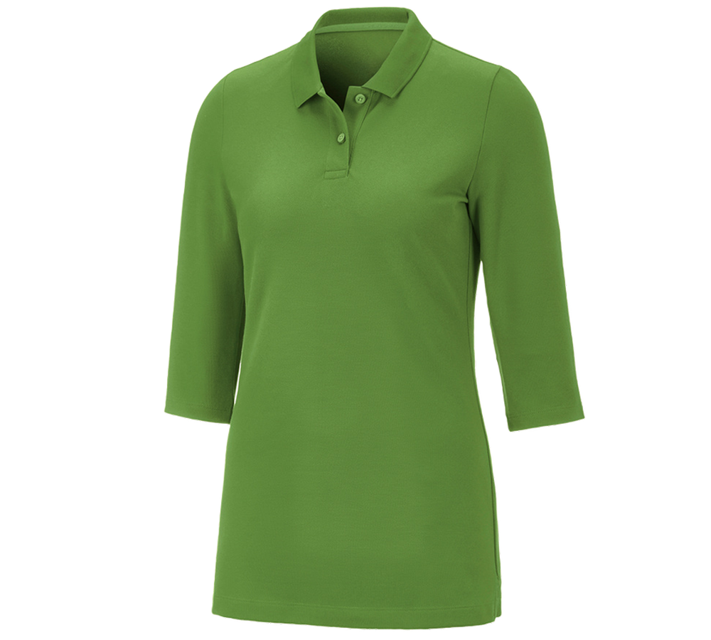 e.s. Piqué-Polo 3/4 Arm cotton stretch, Damen