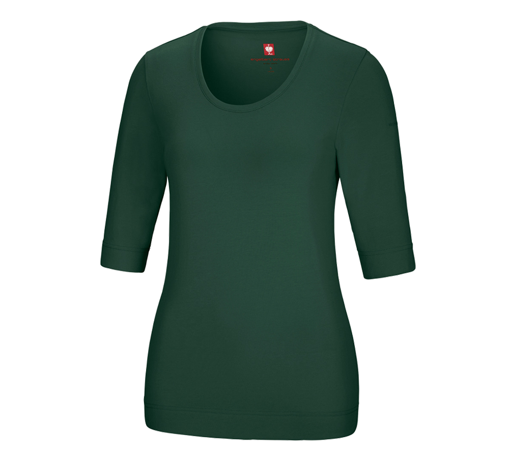 e.s. Shirt 3/4-Arm cotton stretch, Damen