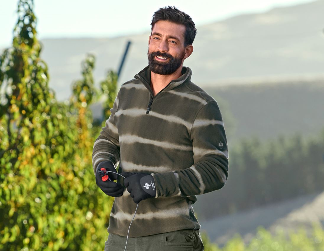 Fleece Troyer tie-dye e.s.motion ten