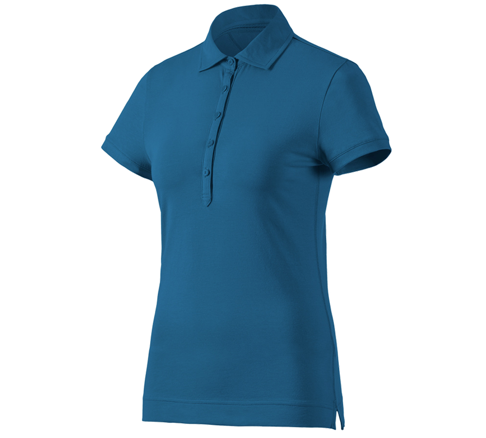 e.s. Polo-Shirt cotton stretch, Damen