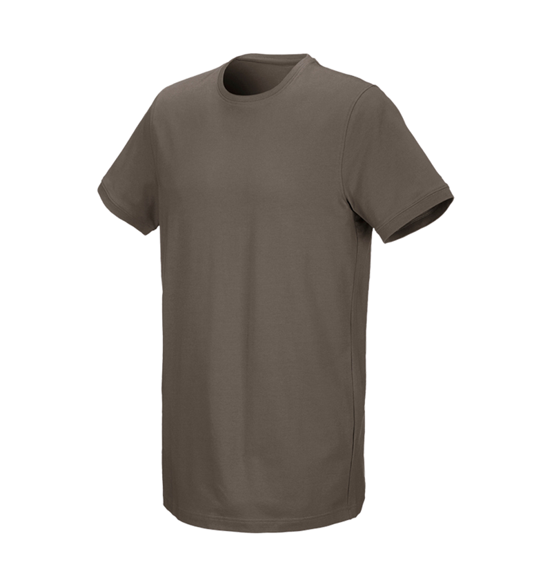 e.s. T-Shirt cotton stretch, long fit