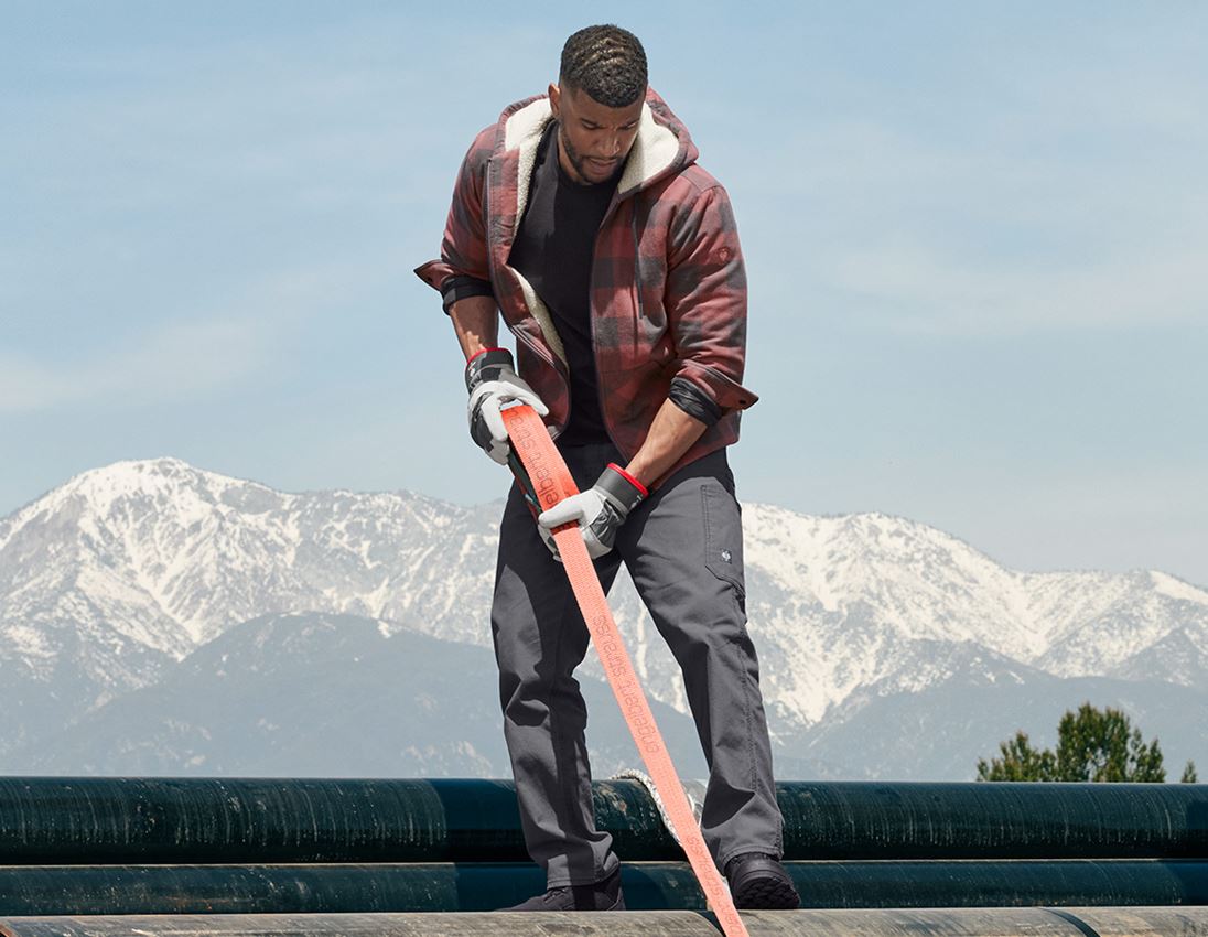 Karo-Kapuzenjacke e.s.iconic