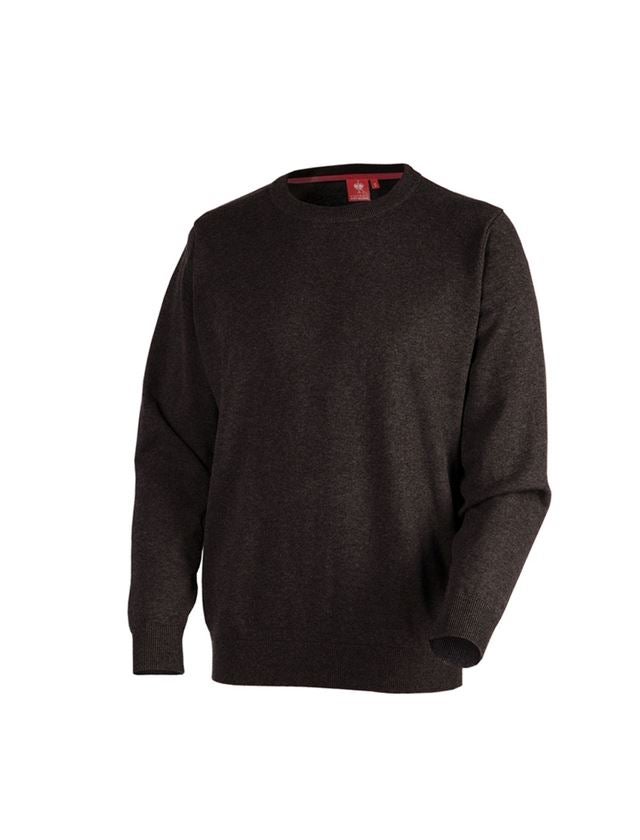 e.s. Strickpullover, rundhals