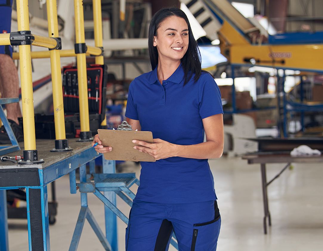 e.s. Funktions Polo-Shirt poly cotton, Damen