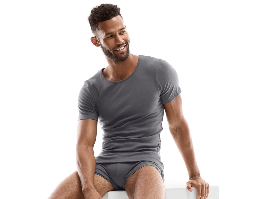 e.s. cotton rib T-Shirt