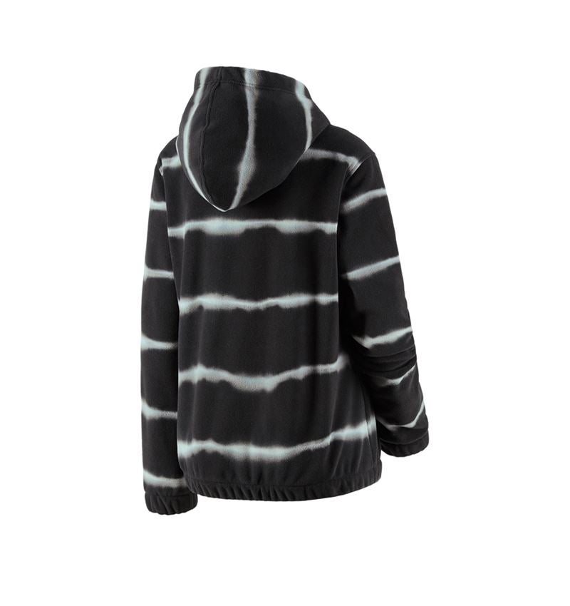 Fleece Hoody tie-dye e.s.motion ten, Damen