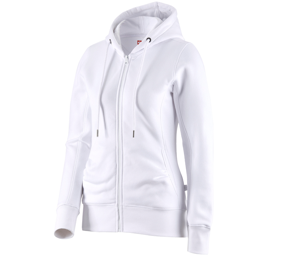 e.s. Hoody-Sweatjacke poly cotton, Damen