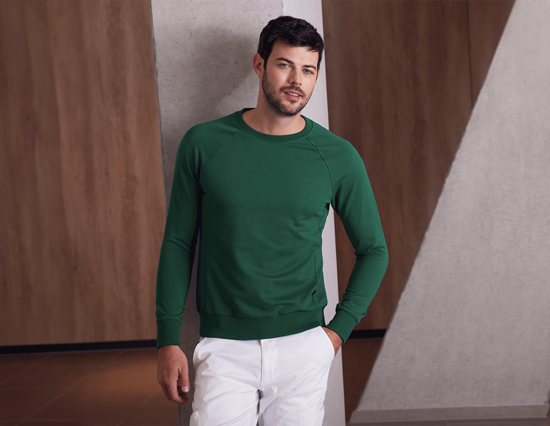 e.s. Sweatshirt cotton stretch