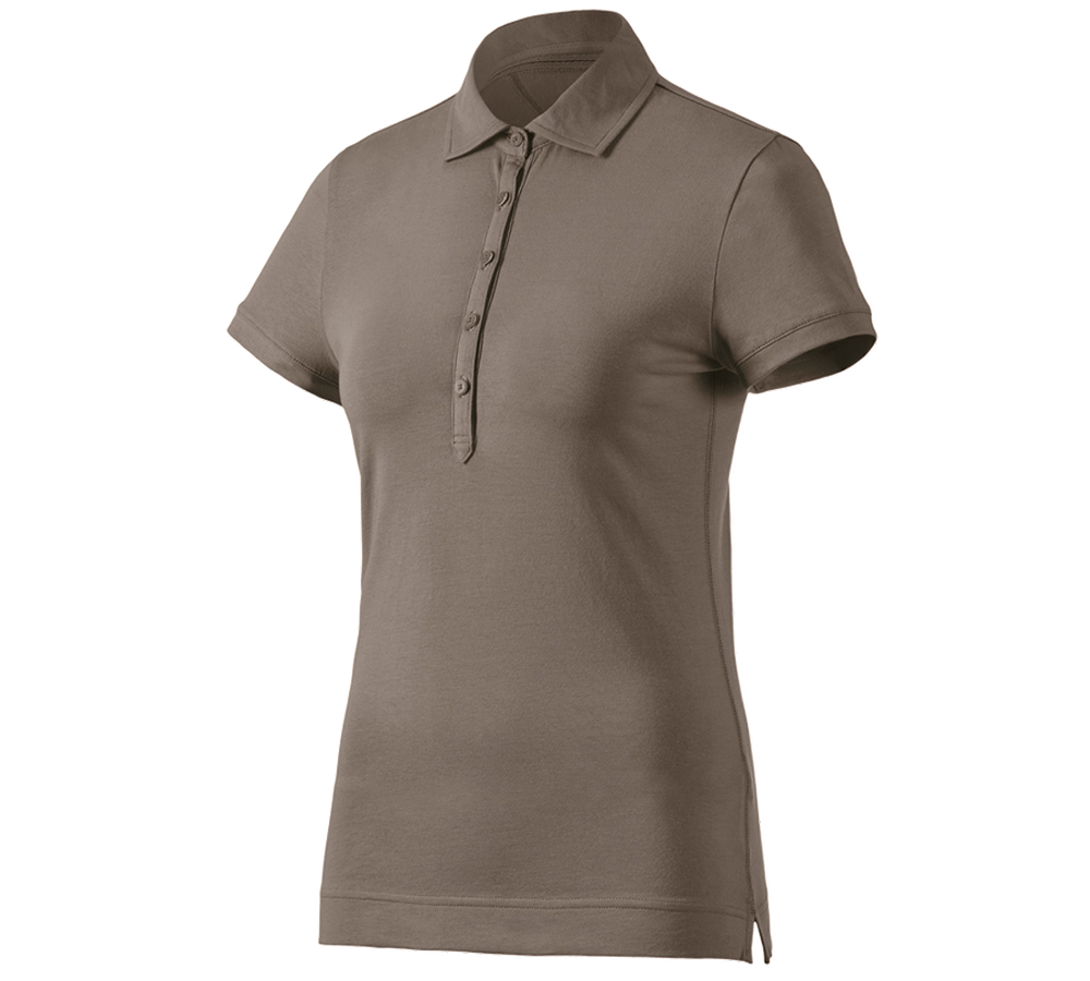 e.s. Polo-Shirt cotton stretch, Damen