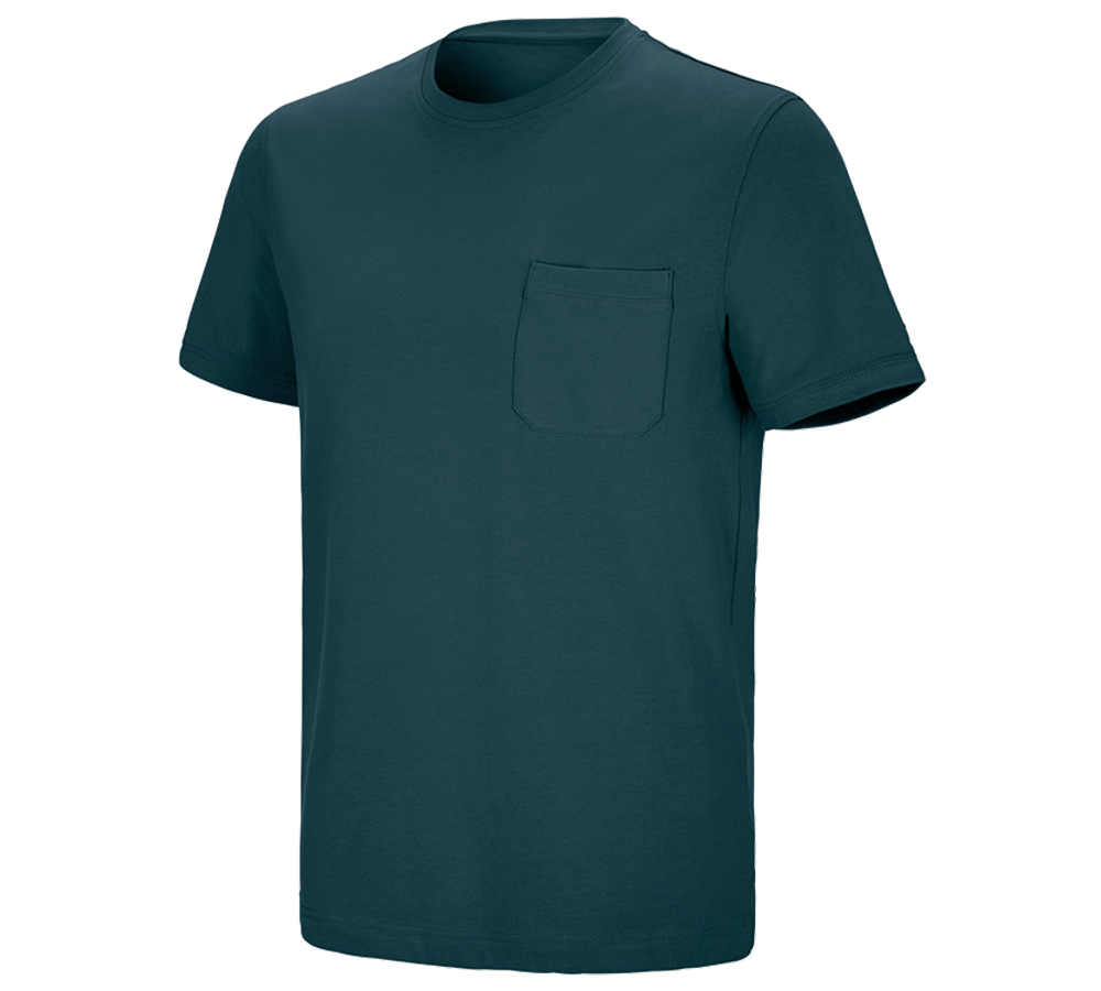 e.s. T-Shirt cotton stretch Pocket