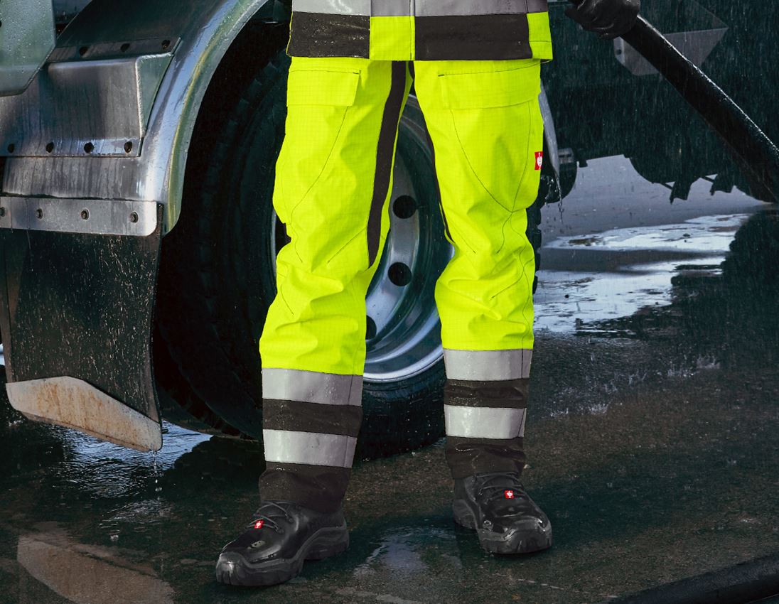 e.s. Wetterschutzbundhose multinorm high-vis