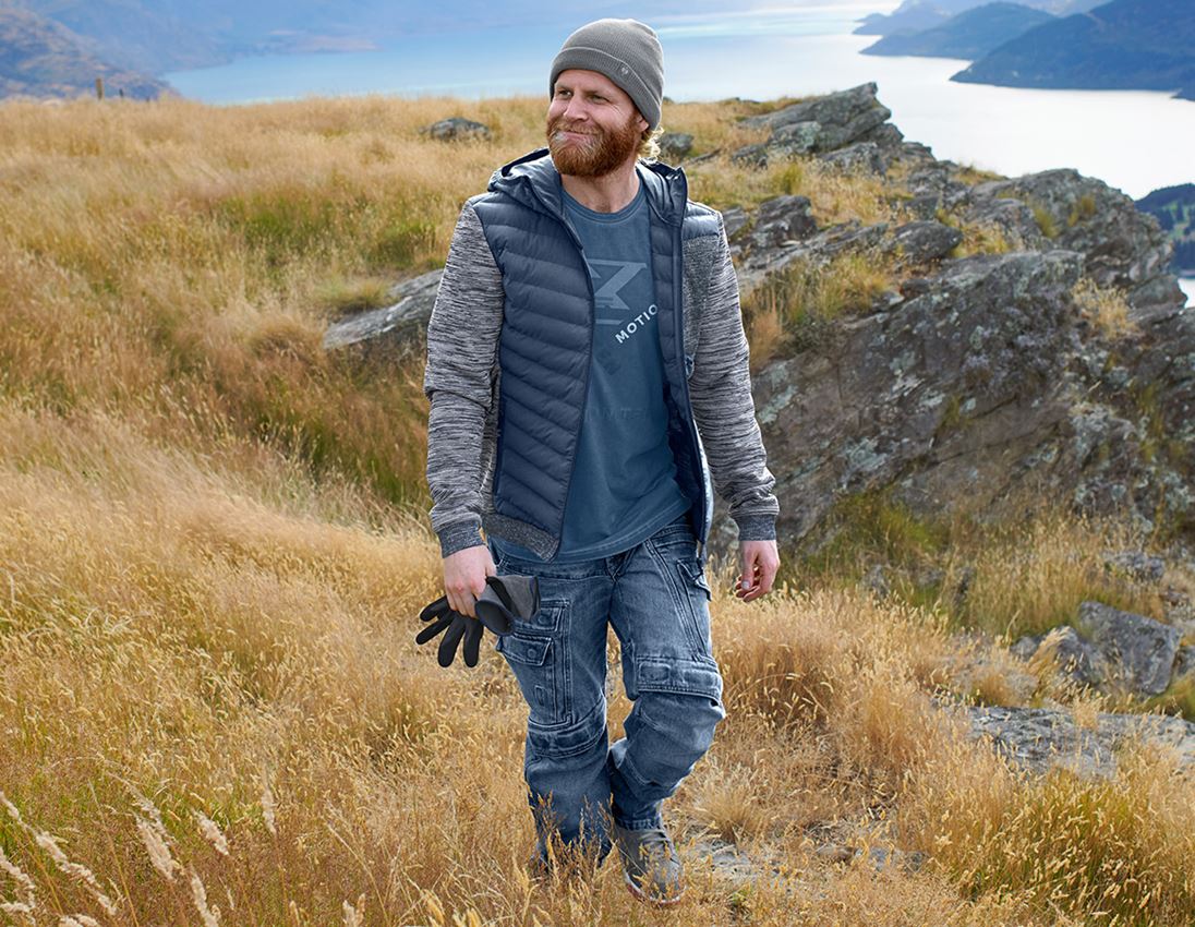 Hybrid Kapuzenstrickjacke e.s.motion ten