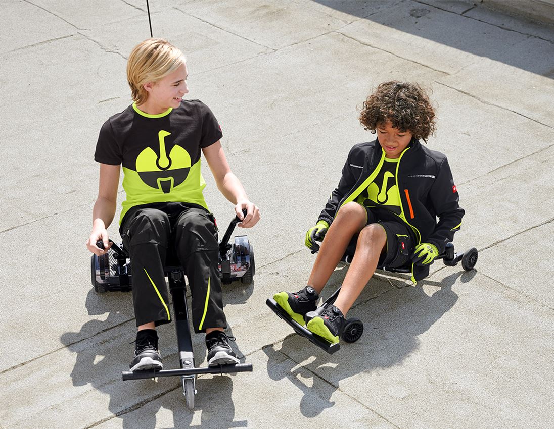 e.s. Piqué-Shirt colourblock, Kinder