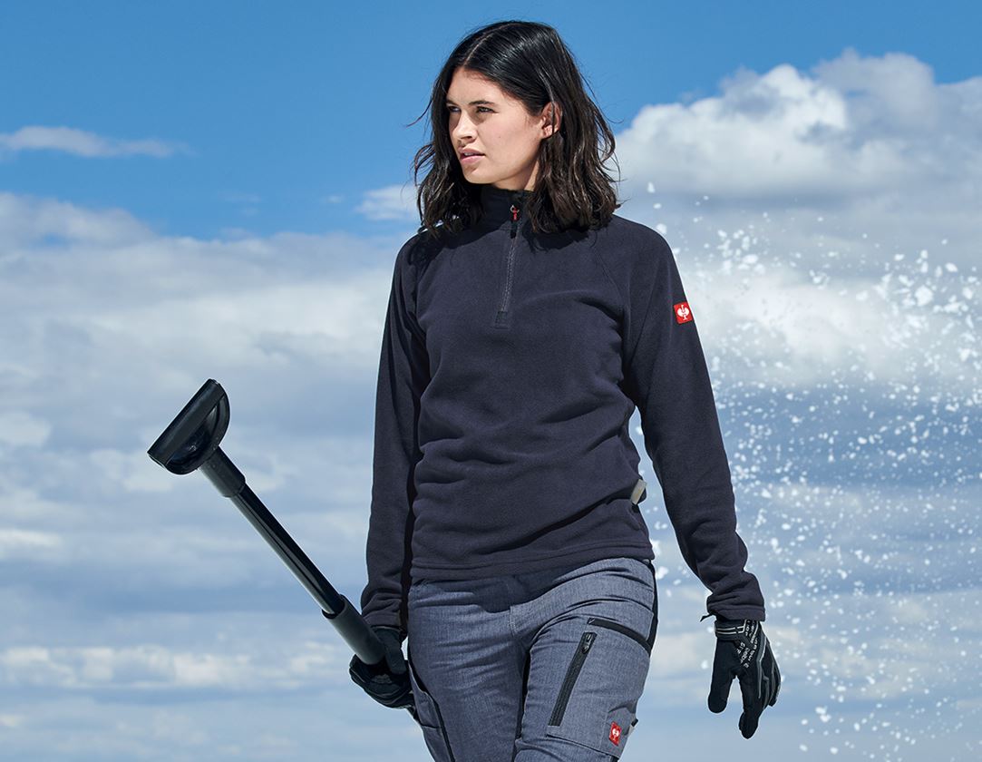 Damen Microfleece Troyer dryplexx® micro