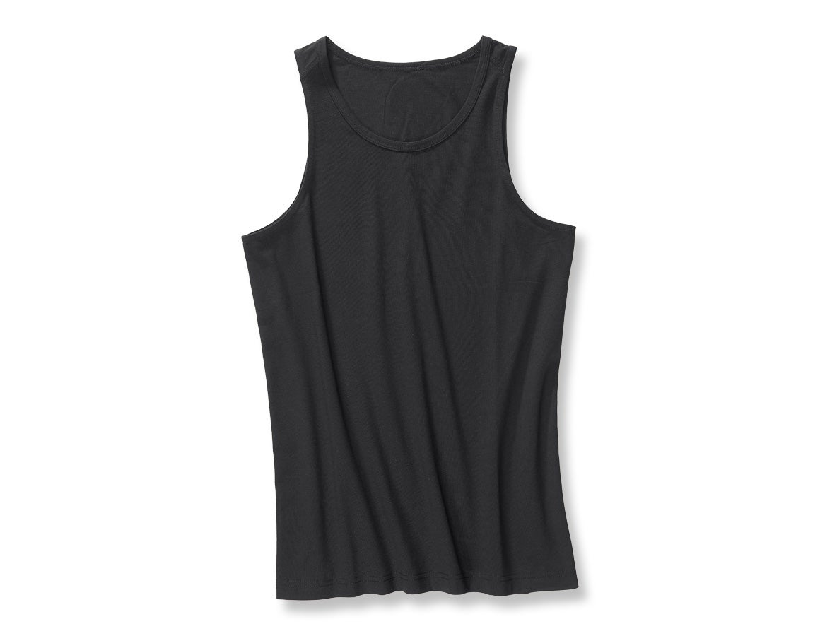 e.s. cotton stretch Tank-Shirt