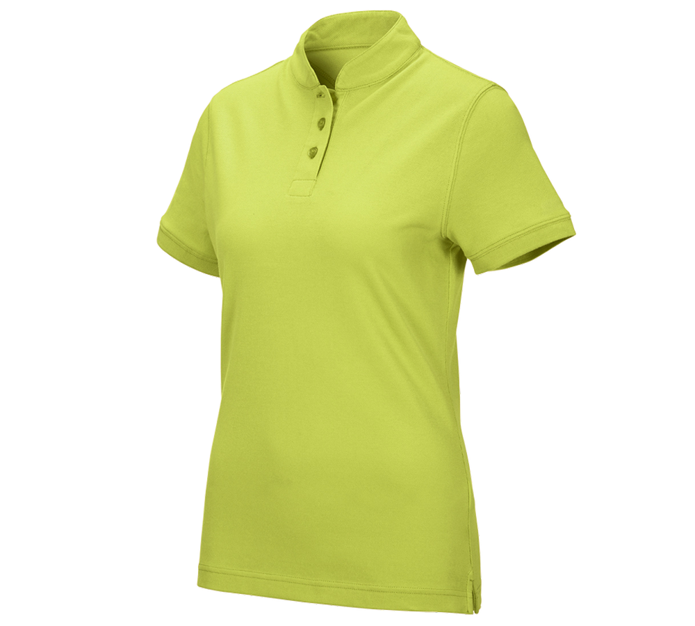 e.s. Polo-Shirt cotton Mandarin, Damen