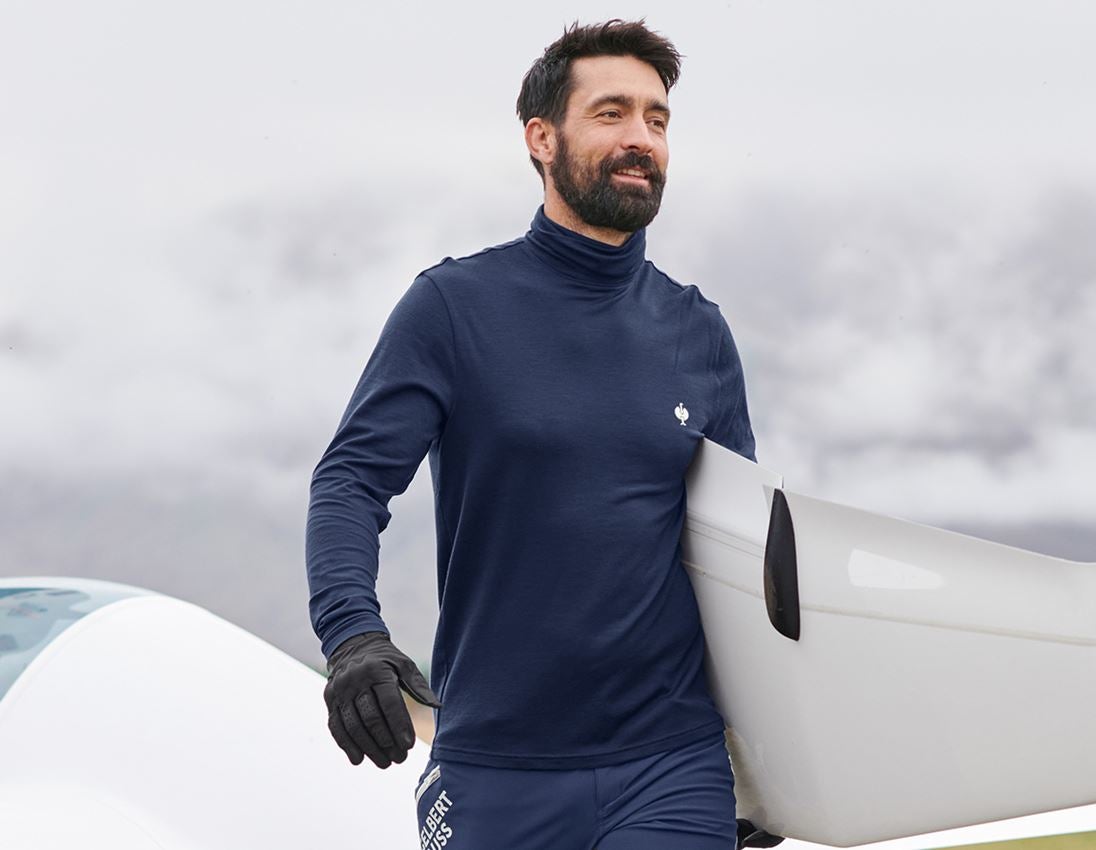 Rollkragenshirt Merino e.s.trail