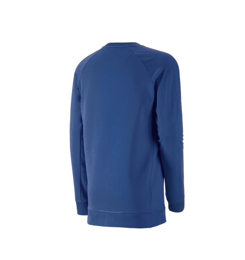 e.s. Sweatshirt cotton stretch, long fit