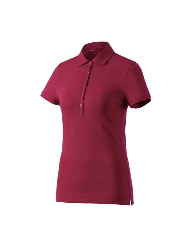 e.s. Polo-Shirt cotton stretch, Damen