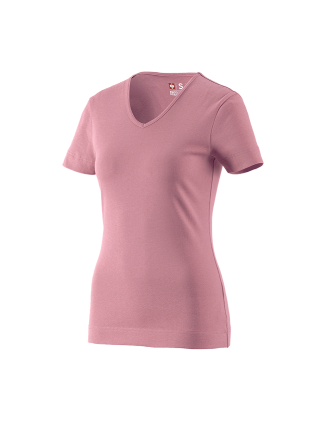 e.s. T-Shirt cotton V-Neck, Damen