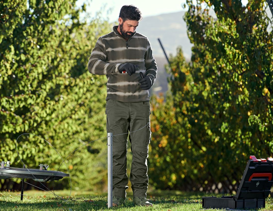 Fleece Troyer tie-dye e.s.motion ten