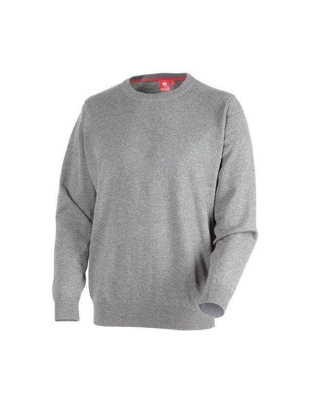 e.s. Strickpullover, rundhals
