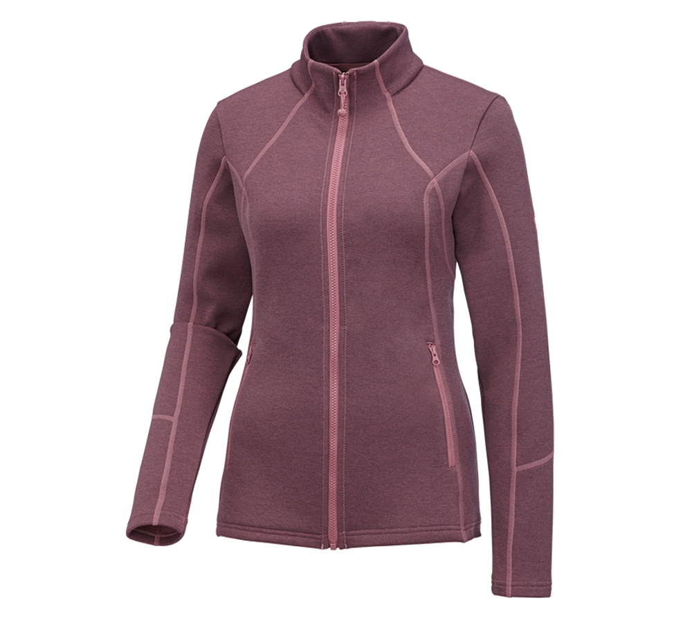 e.s. Funktions Sweatjacke melange, Damen
