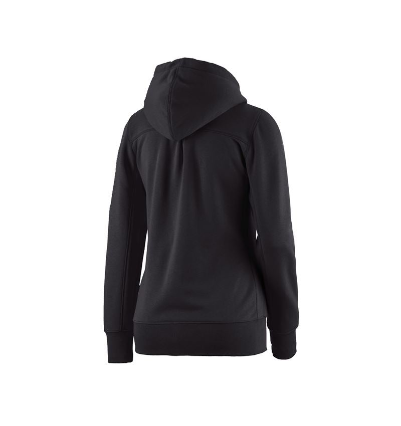 e.s. Hoody-Sweatjacke poly cotton, Damen
