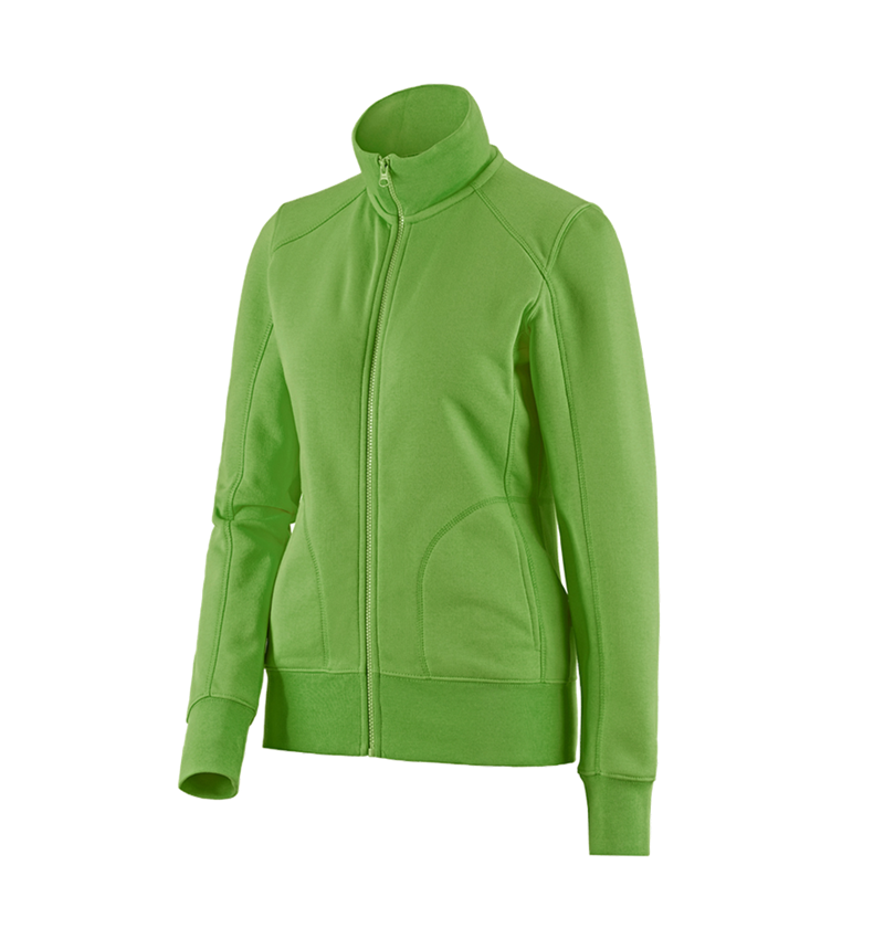 e.s. Sweatjacke poly cotton, Damen