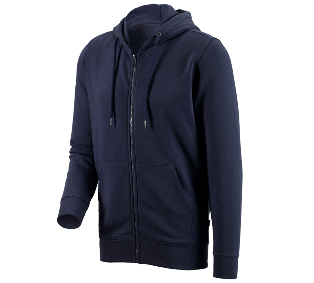 e.s. Hoody-Sweatjacke poly cotton