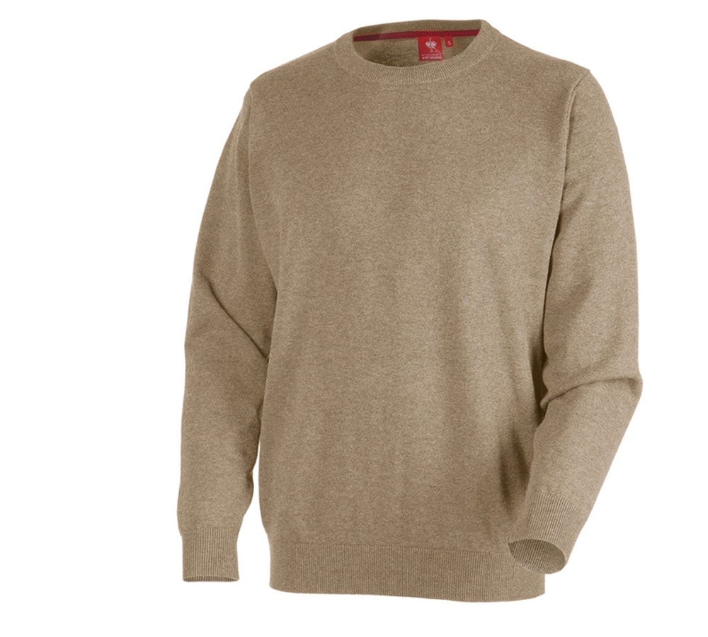 e.s. Strickpullover, rundhals