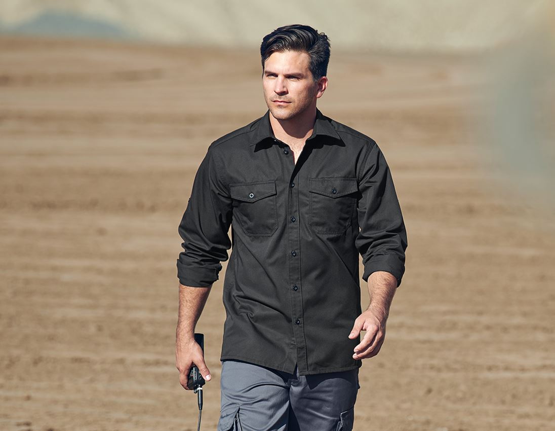 Arbeitshemd e.s.classic, langarm