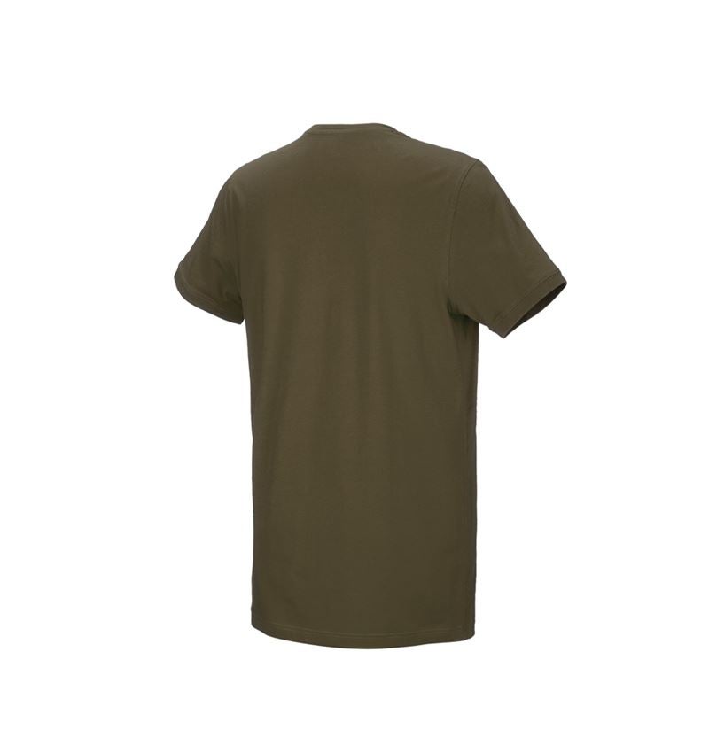 e.s. T-Shirt cotton stretch, long fit
