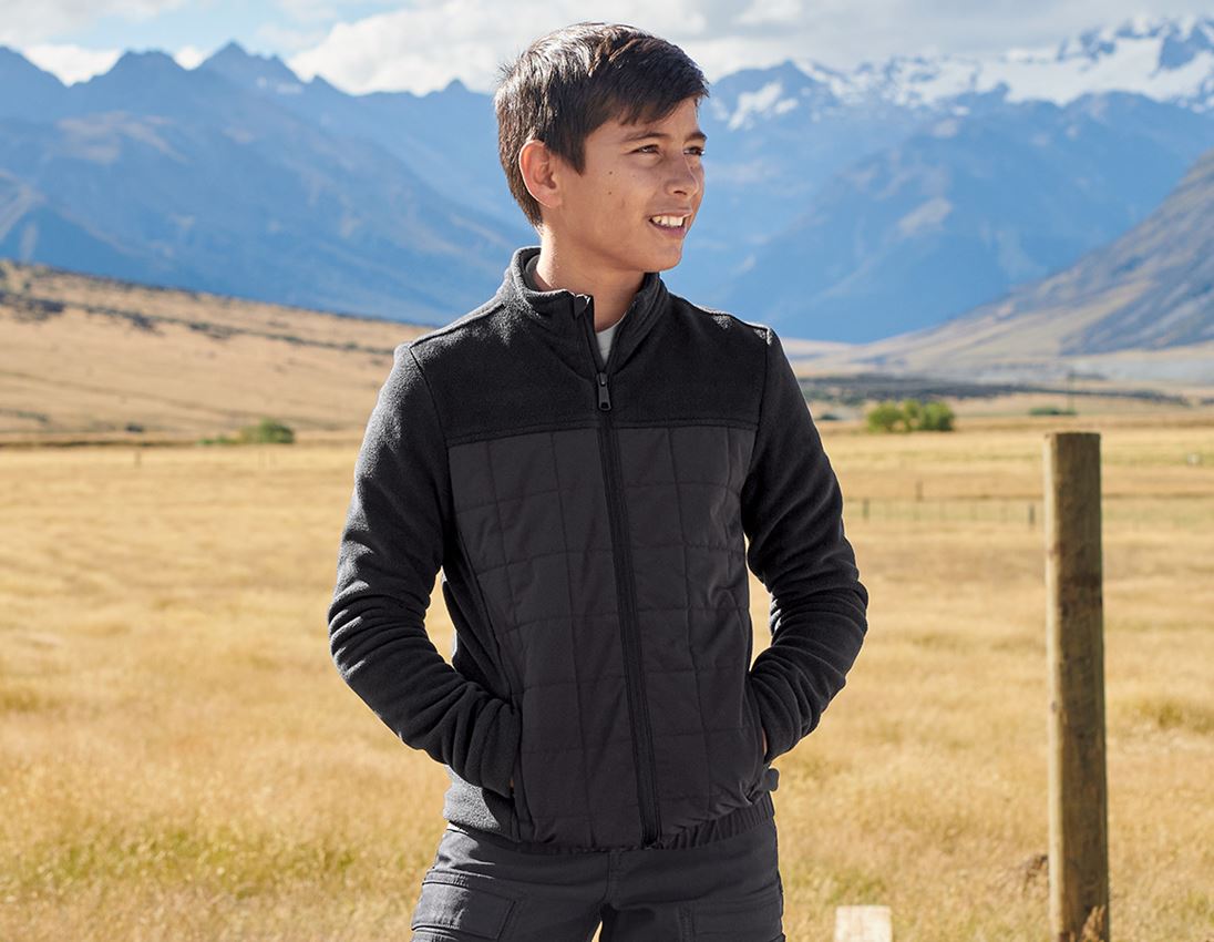 Hybrid Fleecejacke e.s.concrete, Kinder