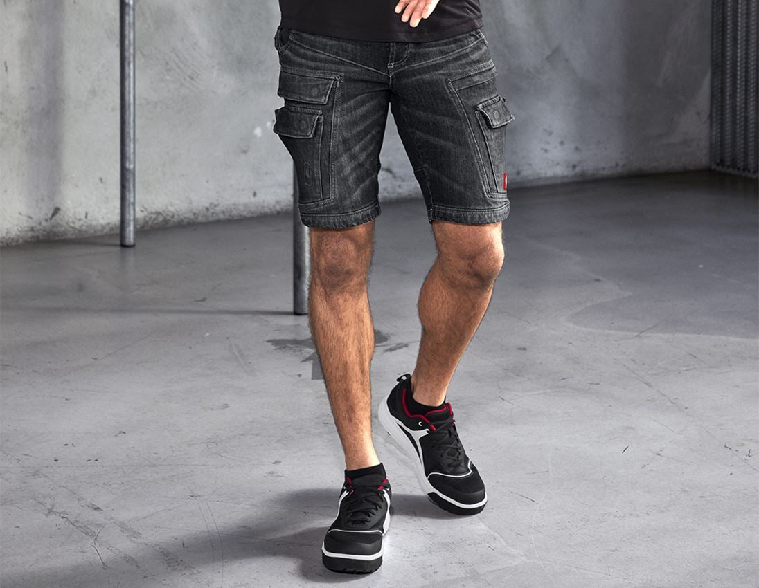e.s. Cargo Worker-Jeans-Short POWERdenim