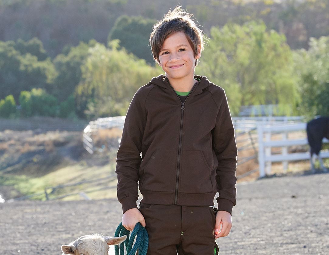 e.s. Hoody-Sweatjacke cotton stretch, Kinder