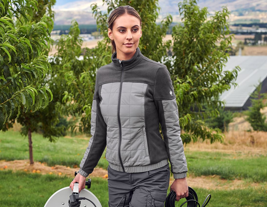 Hybrid Fleecejacke e.s.concrete, Damen